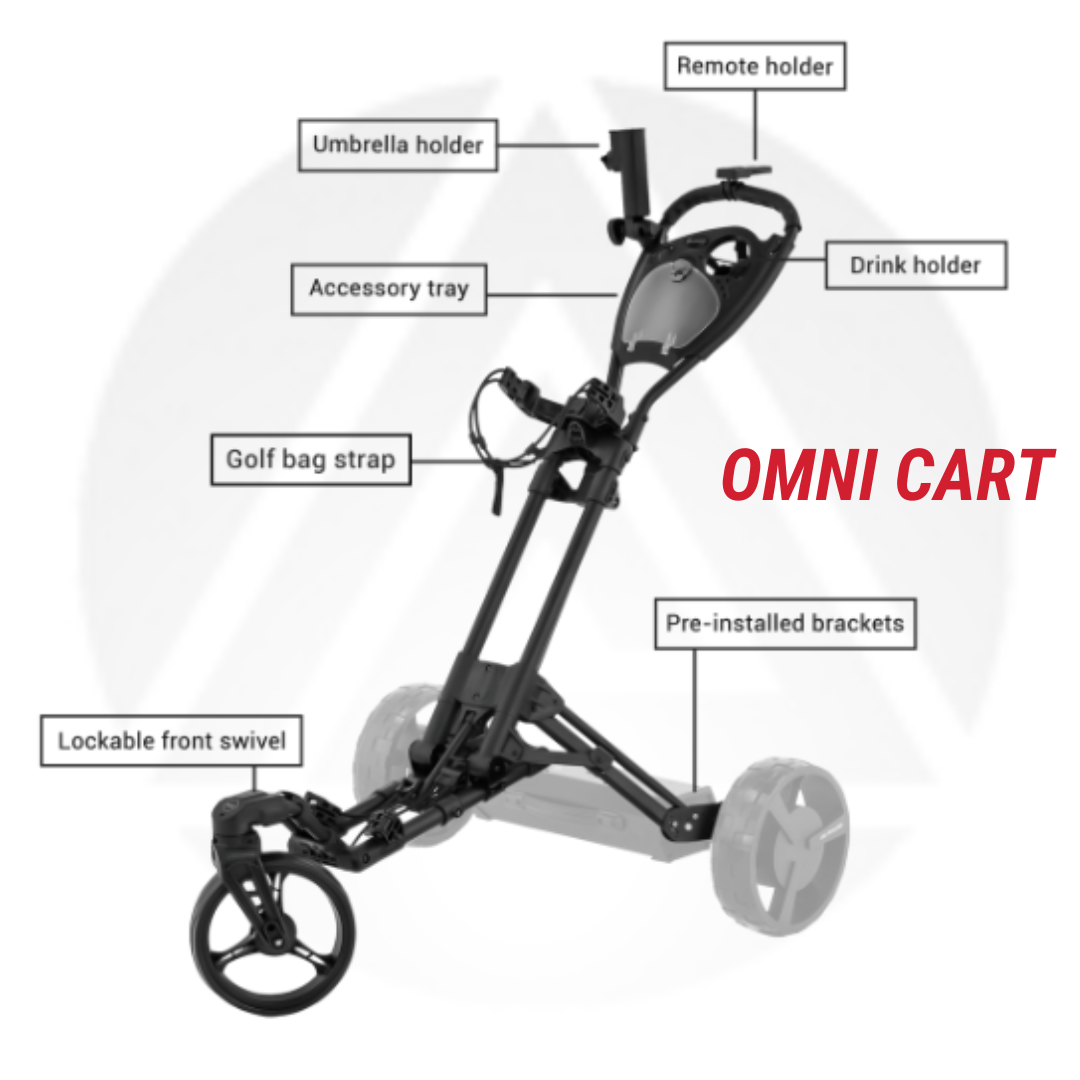 V2Pro + Omni Cart + Sidekick – Alphard Golf EU