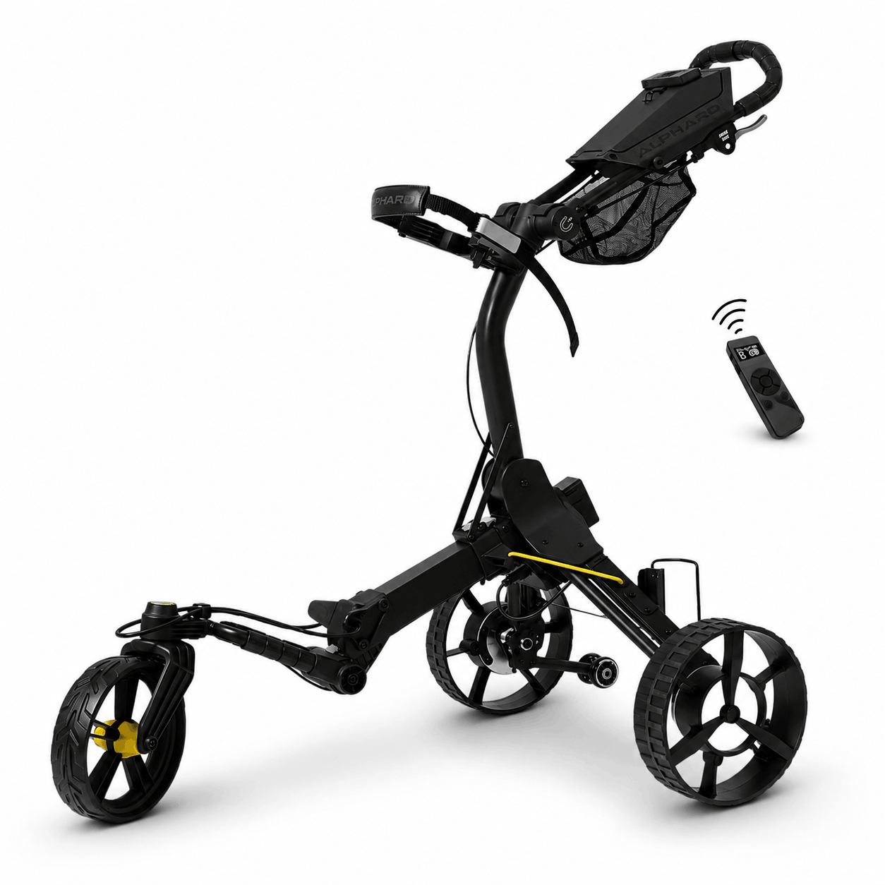 Alphard Cybercart Black with Yellow